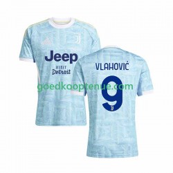 Uit Tenue van Juventus Vlahovic 9 Heren 2025-26 Korte Mouw