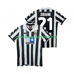 Thuis Retro Tenue van Juventus ZIDANE 21 2000 Heren 1999 Korte Mouw