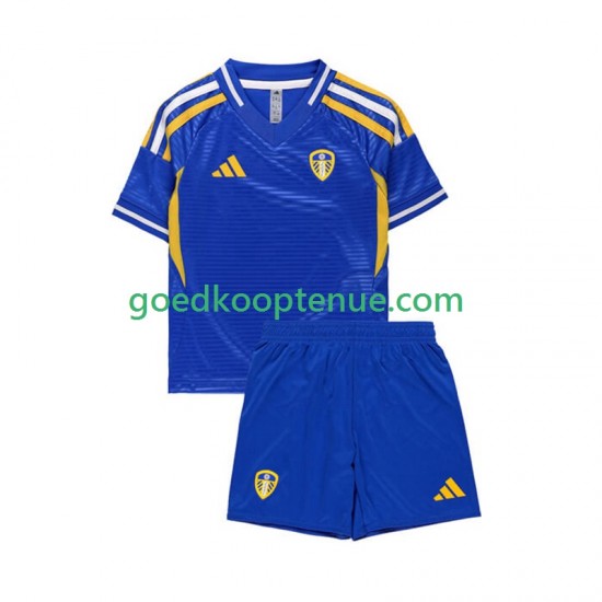Uit Tenue van Leeds United Kind 2-13 jaar 2025-26 Korte Mouw