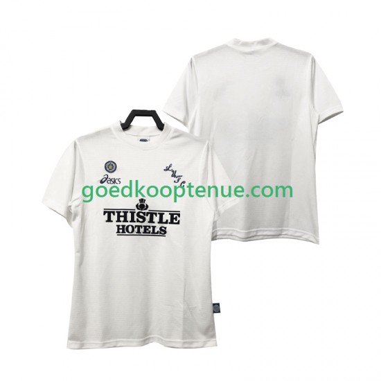 Thuis Retro Tenue van Leeds United 1995 1996 Heren Korte Mouw