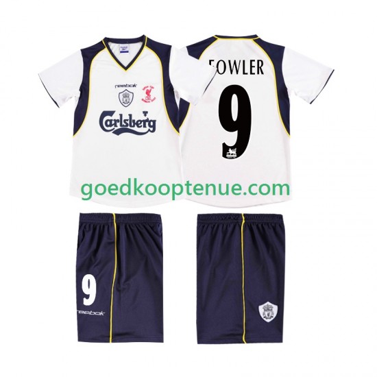 Uit Retro Tenue van Liverpool FOWLER 9 LWP 2001 Heren 2002 Korte Mouw