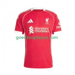 Thuis Tenue van Liverpool Heren 2025-26 Korte Mouw