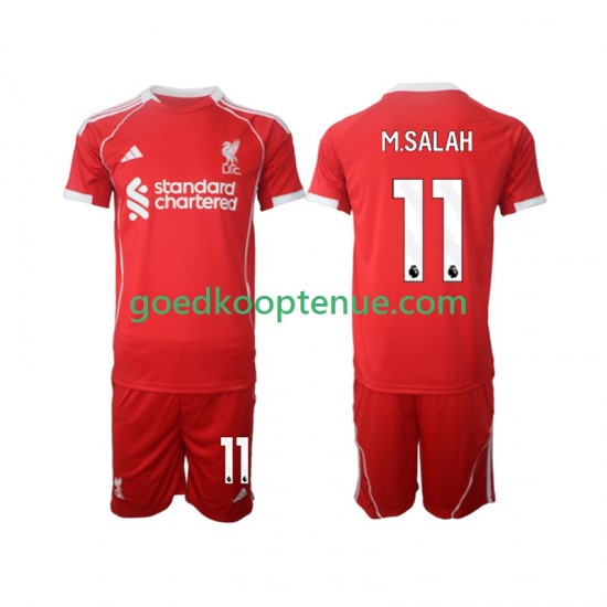 Thuis Tenue van Liverpool Mohamed Salah 11 Kind 2-13 jaar 2025-26 Korte Mouw