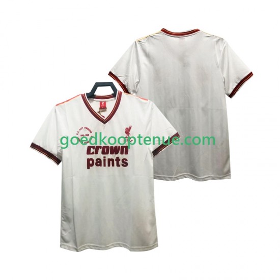 Uit Retro Tenue van Liverpool 1985 1986 Heren Korte Mouw
