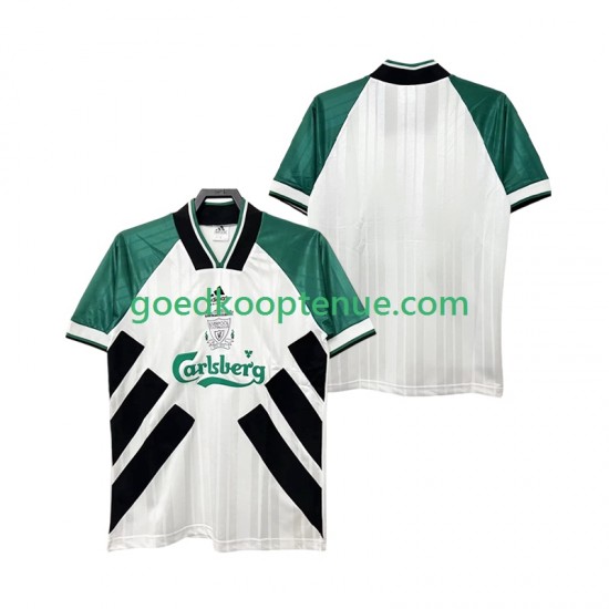 Uit Retro Tenue van Liverpool 1993 1995 Heren Korte Mouw