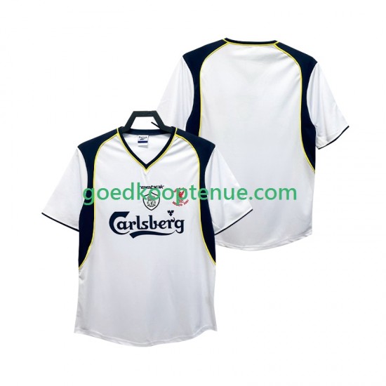 Uit Retro Tenue van Liverpool 2001 Heren 2002 Korte Mouw