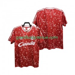 Thuis Retro Tenue van Liverpool 1989 1991 Heren Korte Mouw
