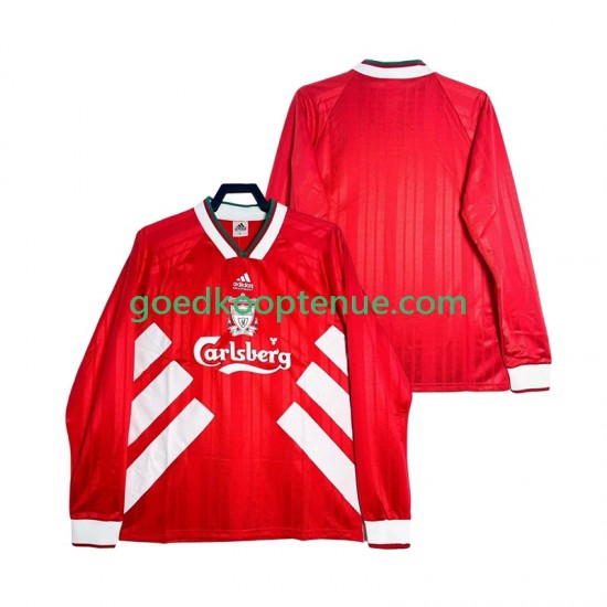 Thuis Retro Tenue van Liverpool 1993 1995 Heren Lange Mouw