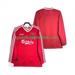 Thuis Retro Tenue van Liverpool 1995 1996 Heren Lange Mouw