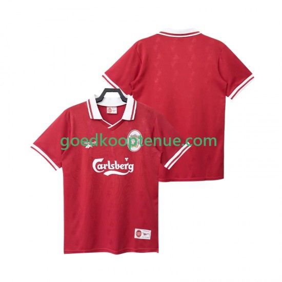 Thuis Retro Tenue van Liverpool 1996 Heren 1998 Korte Mouw
