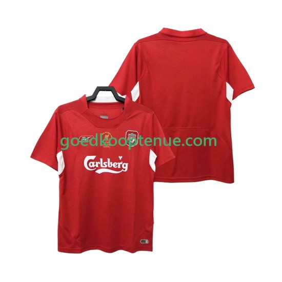Thuis Retro Tenue van Liverpool 2005 Heren 2004 Korte Mouw