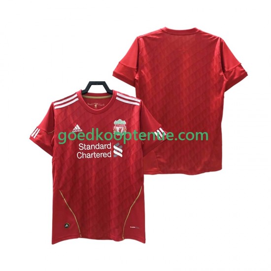 Thuis Retro Tenue van Liverpool 2012 Heren 2010 Korte Mouw
