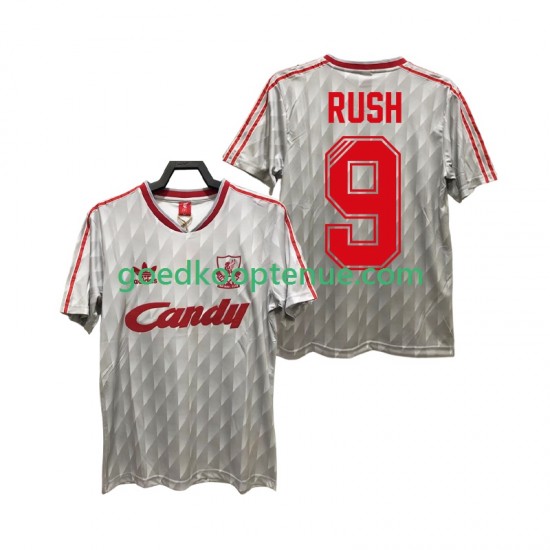Uit Retro Tenue van Liverpool Rush 9 1989 1991 Heren Korte Mouw