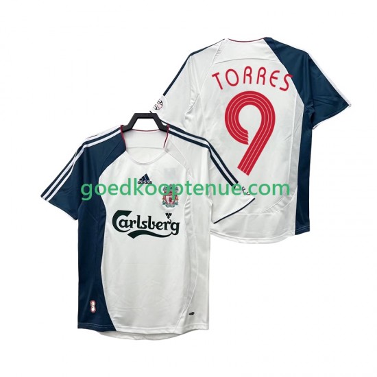 Uit Retro Tenue van Liverpool Torres 9 Heren 2008 2006 Korte Mouw