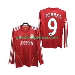 Thuis Retro Tenue van Liverpool Torres 9 2012 Heren 2010 Lange Mouw