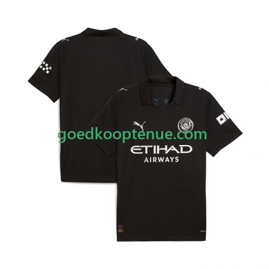 Uit Tenue van Manchester City Heren 2025-26 Korte Mouw