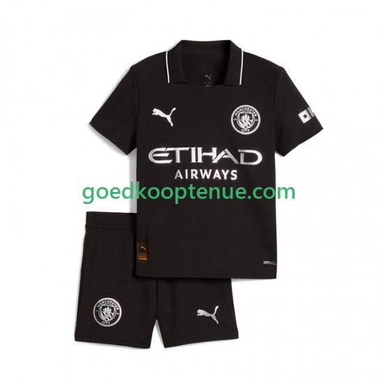 Uit Tenue van Manchester City Kind 2-13 jaar 2025-26 Korte Mouw