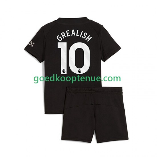 Uit Tenue van Manchester City Jack Grealish 10 Kind 2-13 jaar 2025-26 Korte Mouw