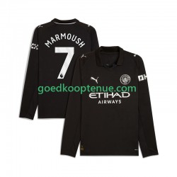 Uit Tenue van Manchester City Omar Marmoush 7 Heren 2025-26 Lange Mouw
