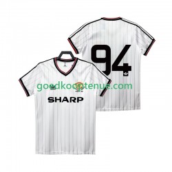 Uit Retro Tenue van Manchester United 94 1983 1984 Heren Korte Mouw