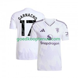 Uit Tenue van Manchester United Alejandro Garnacho 17 Heren 2025-26 Korte Mouw
