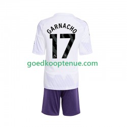Uit Tenue van Manchester United Alejandro Garnacho 17 Kind 2-13 jaar 2025-26 Korte Mouw