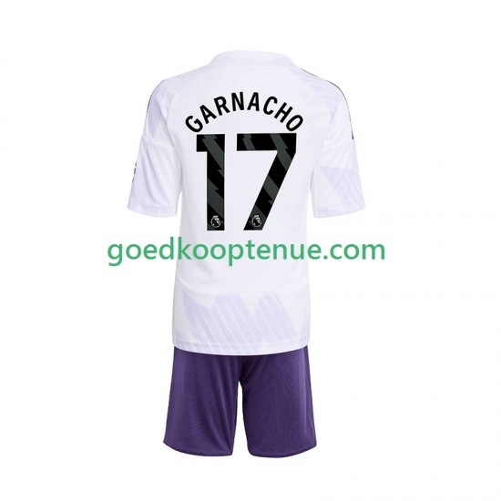 Uit Tenue van Manchester United Alejandro Garnacho 17 Kind 2-13 jaar 2025-26 Korte Mouw Uit Tenue van Manchester United Alejandro Garnacho 17 Kind 2-13 jaar 2025-26 Korte Mouw