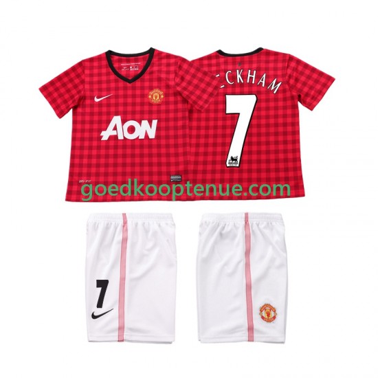 Thuis Retro Tenue van Manchester United BECKHAM 7 2012 2013 Kind 2-13 jaar Korte Mouw Thuis Retro Tenue van Manchester United BECKHAM 7 2012 2013 Kind 2-13 jaar Korte Mouw