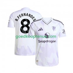 Uit Tenue van Manchester United Bruno Fernandes 8 Heren 2025-26 Korte Mouw