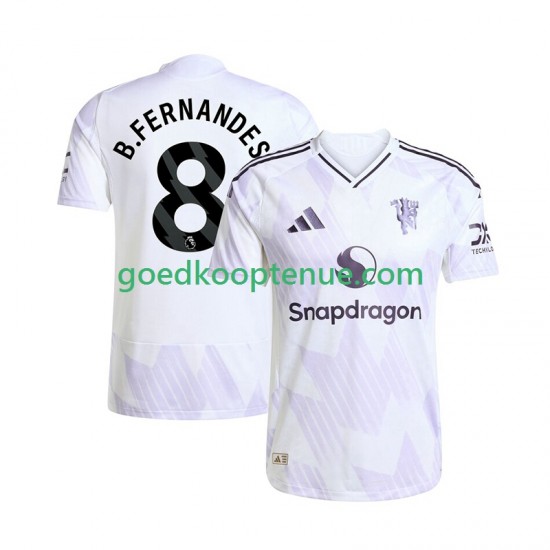 Uit Tenue van Manchester United Bruno Fernandes 8 Heren 2025-26 Korte Mouw