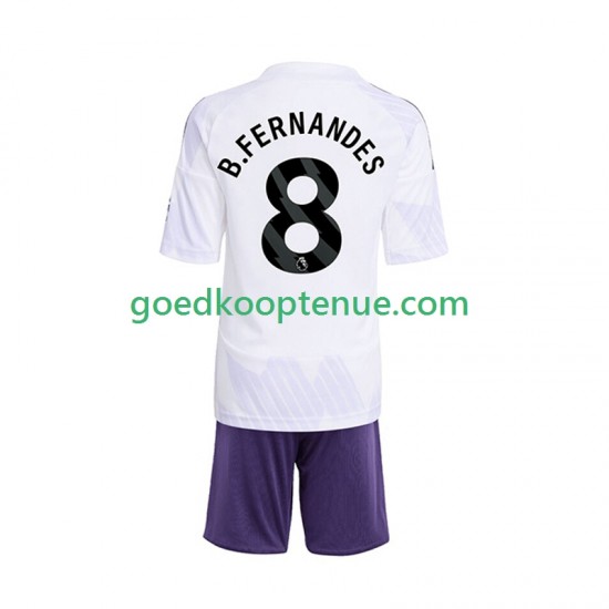 Uit Tenue van Manchester United Bruno Fernandes 8 Kind 2-13 jaar 2025-26 Korte Mouw