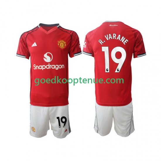 Thuis Tenue van Manchester United Bryan Mbeumo 19 Kind 2-13 jaar 2025-26 Korte Mouw