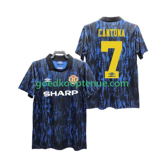 Thuis Retro Tenue van Manchester United CANTONA 7 1993 Heren Korte Mouw
