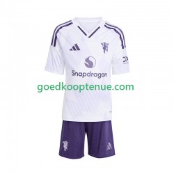 Uit Tenue van Manchester United Kind 2-13 jaar 2025-26 Korte Mouw