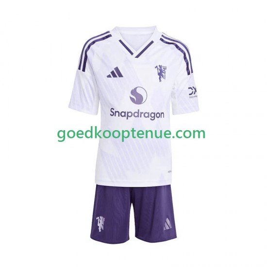 Uit Tenue van Manchester United Kind 2-13 jaar 2025-26 Korte Mouw Uit Tenue van Manchester United Kind 2-13 jaar 2025-26 Korte Mouw