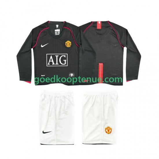 Uit Retro Tenue van Manchester United 2007 Kind 2-13 jaar 2008 Lange Mouw Uit Retro Tenue van Manchester United 2007 Kind 2-13 jaar 2008 Lange Mouw