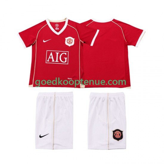 Thuis Retro Tenue van Manchester United 2007 Kind 2-13 jaar 2006 Korte Mouw Thuis Retro Tenue van Manchester United 2007 Kind 2-13 jaar 2006 Korte Mouw