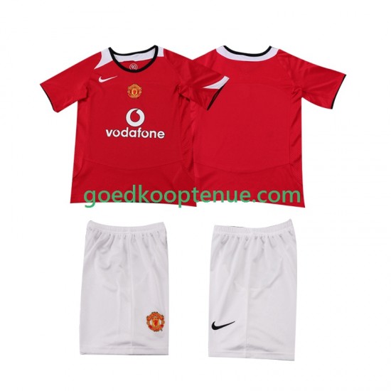 Thuis Retro Tenue van Manchester United 2005 Kind 2-13 jaar 2006 Korte Mouw Thuis Retro Tenue van Manchester United 2005 Kind 2-13 jaar 2006 Korte Mouw