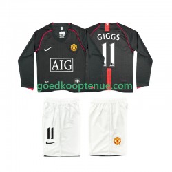 Uit Retro Tenue van Manchester United GIGGS 11 2007 Kind 2-13 jaar 2008 Lange Mouw