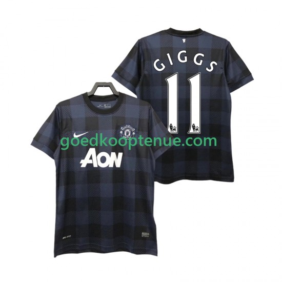 Uit Retro Tenue van Manchester United GIGGS 11 2013 2014 Heren Korte Mouw