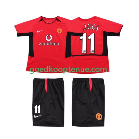 Thuis Retro Tenue van Manchester United GIGGS 11 Kind 2-13 jaar 2004 2002 Korte Mouw Thuis Retro Tenue van Manchester United GIGGS 11 Kind 2-13 jaar 2004 2002 Korte Mouw