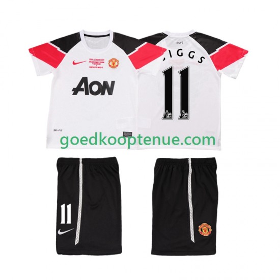 3de Retro Tenue van Manchester United GIGGS 11 Champions League 2012 Kind 2-13 jaar 2011 Korte Mouw