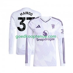 Uit Tenue van Manchester United Kobbie Mainoo 37 Heren 2025-26 Lange Mouw