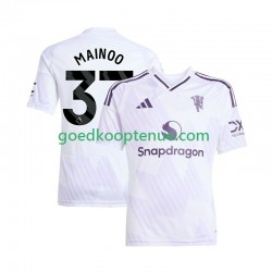 Uit Tenue van Manchester United Kobbie Mainoo 37 Heren 2025-26 Korte Mouw