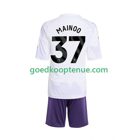 Uit Tenue van Manchester United Kobbie Mainoo 37 Kind 2-13 jaar 2025-26 Korte Mouw Uit Tenue van Manchester United Kobbie Mainoo 37 Kind 2-13 jaar 2025-26 Korte Mouw