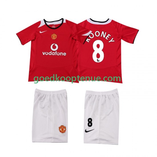Thuis Retro Tenue van Manchester United ROONEY 8 2005 Kind 2-13 jaar 2006 Korte Mouw Thuis Retro Tenue van Manchester United ROONEY 8 2005 Kind 2-13 jaar 2006 Korte Mouw