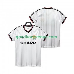 Uit Retro Tenue van Manchester United 1983 1984 Heren Korte Mouw