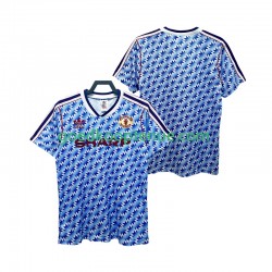 Uit Retro Tenue van Manchester United 1990 1992 Heren Korte Mouw