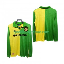 Uit Retro Tenue van Manchester United 1992 Heren 1994 Lange Mouw