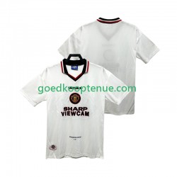 Uit Retro Tenue van Manchester United 1996 1997 Heren Korte Mouw